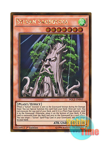 画像1: 英語版 PGL2-EN040 Sylvan Sagequoia 森羅の賢樹 シャーマン (ゴールドレア) 1st Edition