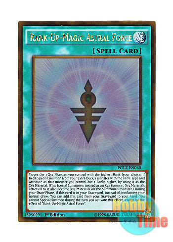 画像1: 英語版 PGL2-EN060 Rank-Up-Magic Astral Force RUM－アストラル・フォース (ゴールドレア) 1st Edition