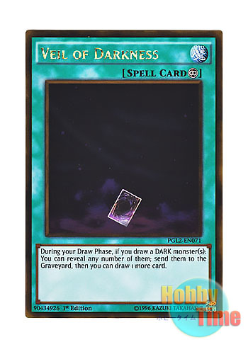 画像1: 英語版 PGL2-EN071 Veil of Darkness 漆黒のトバリ (ゴールドレア) 1st Edition