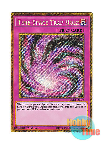 画像1: 英語版 PGL3-EN039 Time-Space Trap Hole 時空の落とし穴 (ゴールドシークレットレア) 1st Edition
