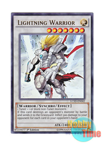 画像1: 英語版 LC5D-EN042 Lightning Warrior ライトニング・ウォリアー (ウルトラレア) 1st Edition