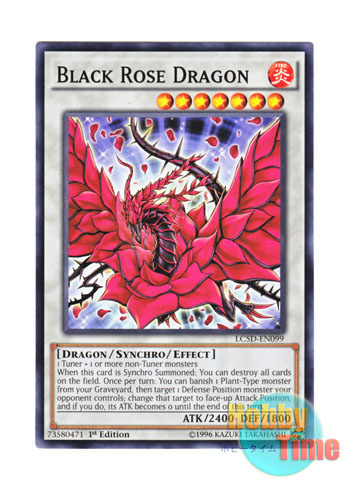 画像1: 英語版 LC5D-EN099 Black Rose Dragon ブラック・ローズ・ドラゴン (ノーマル) 1st Edition
