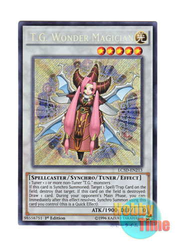 画像1: 英語版 LC5D-EN213 T.G. Wonder Magician TG ワンダー・マジシャン (シークレットレア) 1st Edition