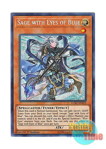 画像1: 英語版 LCKC-EN015 Sage with Eyes of Blue 青き眼の賢士 (シークレットレア) 1st Edition