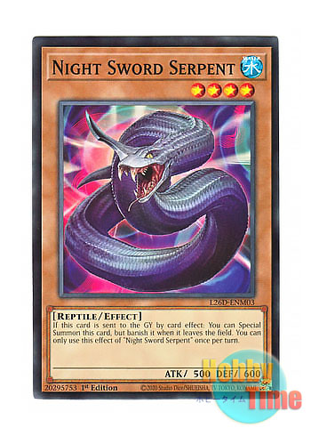 画像1: 英語版 L26D-ENM03 Night Sword Serpent 夜刀蛇巳 (ノーマル) 1st Edition