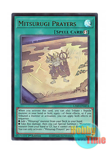 画像1: 英語版 L26D-ENM14 Mitsurugi Prayers 巳剣勧請 (ウルトラレア) 1st Edition