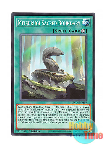 画像1: 英語版 L26D-ENM18 Mitsurugi Sacred Boundary 巳剣之磐境 (ノーマル) 1st Edition