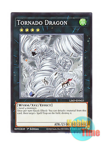 画像1: 英語版 L26D-ENM23 Tornado Dragon 竜巻竜 (ノーマル) 1st Edition