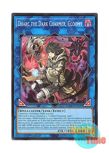 画像1: 英語版 L26D-ENM30 Dharc the Dark Charmer, Gloomy 暗影の闇霊使いダルク (ノーマル) 1st Edition