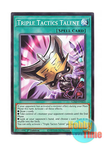 画像1: 英語版 L26D-ENS21 Triple Tactics Talent 三戦の才 (ノーマル) 1st Edition