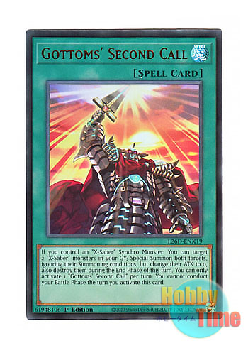 画像1: 英語版 L26D-ENX19 Gottoms' Second Call ガトムズの非常召集 (ウルトラレア) 1st Edition