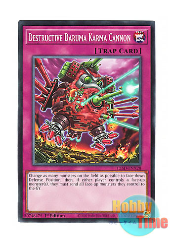 画像1: 英語版 L26D-ENX28 Destructive Daruma Karma Cannon 魔砲戦機ダルマ・カルマ (ノーマル) 1st Edition