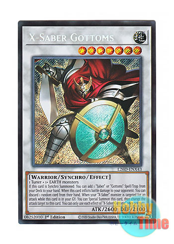 画像1: 英語版 L26D-ENX43 X-Saber Gottoms X－セイバー ガトムズ (シークレットレア) 1st Edition