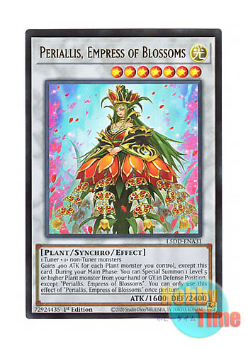 画像1: 英語版 L5DD-ENA31 Periallis, Empress of Blossoms 瓔珞帝華－ペリアリス (ウルトラレア) 1st Edition