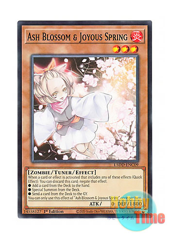 画像1: 英語版 L5DD-ENC09 Ash Blossom & Joyous Spring 灰流うらら (ノーマル) 1st Edition