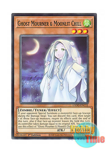 画像1: 英語版 L5DD-ENC11 Ghost Mourner & Moonlit Chill 朔夜しぐれ (ノーマル) 1st Edition