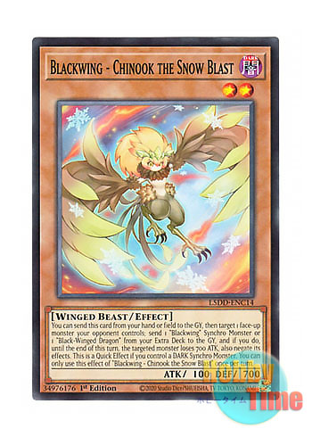 画像1: 英語版 L5DD-ENC14 Blackwing - Chinook the Snow Blast BF－雪撃のチヌーク (ノーマル) 1st Edition