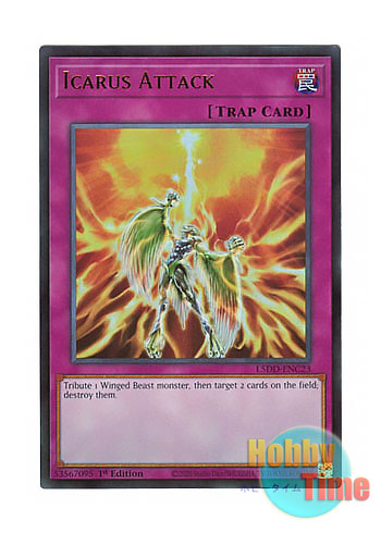 画像1: 英語版 L5DD-ENC23 Icarus Attack ゴッドバードアタック (ウルトラレア) 1st Edition