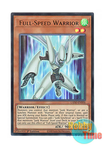 画像1: 英語版 L5DD-ENY01 Full-Speed Warrior フルスピード・ウォリアー (ウルトラレア) 1st Edition