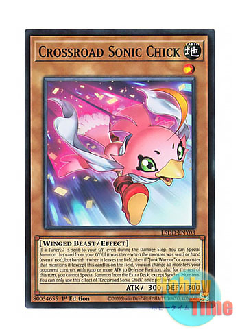 画像1: 英語版 L5DD-ENY03 Crossroad Sonic Chick クロスロードランナー (ノーマル) 1st Edition