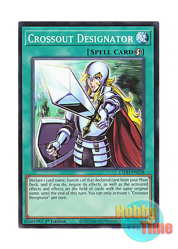 画像1: 英語版 L5DD-ENY28 Crossout Designator 抹殺の指名者 (ノーマル) 1st Edition