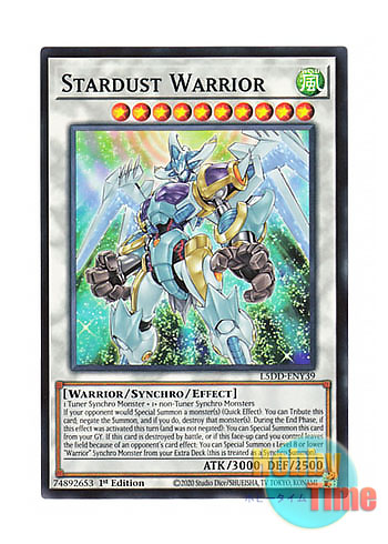 画像1: 英語版 L5DD-ENY39 Stardust Warrior スターダスト・ウォリアー (ノーマル) 1st Edition