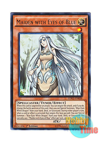 画像1: 英語版 LDK2-ENK06 Maiden with Eyes of Blue 青き眼の乙女 (ウルトラレア) 1st Edition