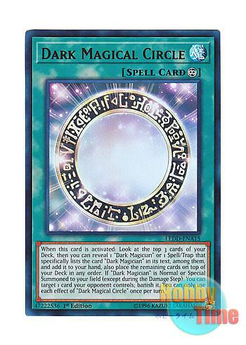 画像1: 英語版 LEDD-ENA15 Dark Magical Circle 黒の魔導陣 (ウルトラレア) 1st Edition