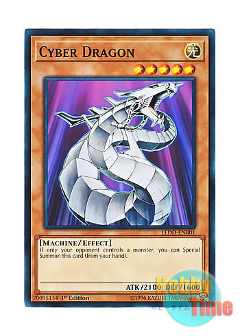 画像1: 英語版 LEDD-ENB01 Cyber Dragon サイバー・ドラゴン (ノーマル) 1st Edition