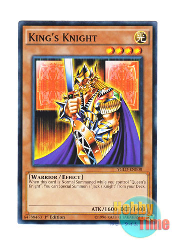 画像1: 英語版 YGLD-ENB08 King's Knight キングス・ナイト (ノーマル) 1st Edition