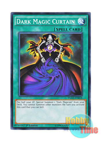 画像1: 英語版 YGLD-ENB18 Dark Magic Curtain 黒魔術のカーテン (ノーマル) 1st Edition