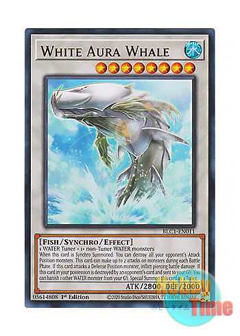 画像1: 英語版 BLC1-EN011 White Aura Whale 白闘気白鯨 (ウルトラレア) 1st Edition