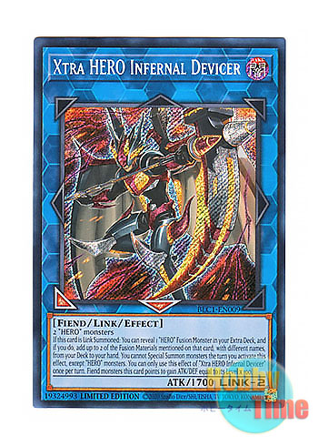 画像1: 英語版 BLC1-EN009 Xtra HERO Infernal Devicer X・HERO ヘル・デバイサー (シークレットレア) Limited Edition