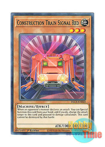 画像1: 英語版 DLCS-EN040 Construction Train Signal Red 工作列車シグナル・レッド (ノーマル) 1st Edition
