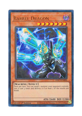 画像1: 英語版 HAC1-EN006 Barrel Dragon リボルバー・ドラゴン (ウルトラレア・パラレル) 1st Edition