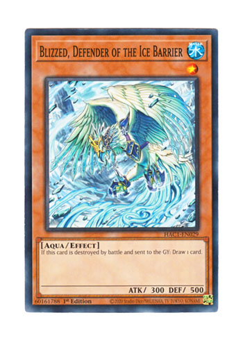 画像1: 英語版 HAC1-EN029 Blizzed, Defender of the Ice Barrier 氷結界の番人 ブリズド (ノーマル) 1st Edition
