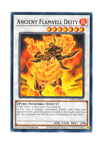 画像1: 英語版 HAC1-EN075 Ancient Flamvell Deity エンシェント・ゴッド・フレムベル (ノーマル) 1st Edition