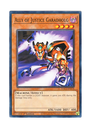 画像1: 英語版 HAC1-EN078 Ally of Justice Garadholg A・O・J ガラドホルグ (ノーマル) 1st Edition