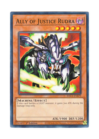 画像1: 英語版 HAC1-EN079 Ally of Justice Rudra A・O・J ルドラ (ノーマル) 1st Edition