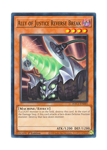 画像1: 英語版 HAC1-EN085 Ally of Justice Reverse Break A・O・J リバース・ブレイク (ノーマル) 1st Edition