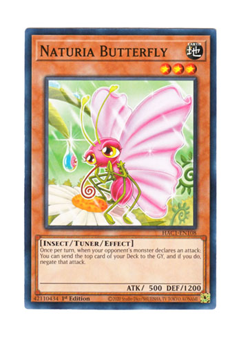 画像1: 英語版 HAC1-EN108 Naturia Butterfly ナチュル・バタフライ (ノーマル) 1st Edition