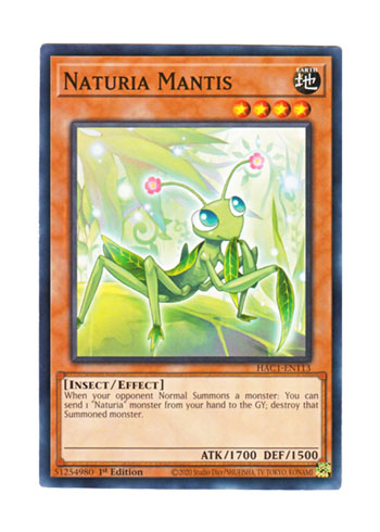 画像1: 英語版 HAC1-EN113 Naturia Mantis ナチュル・マンティス (ノーマル) 1st Edition