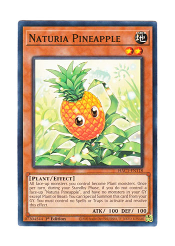 画像1: 英語版 HAC1-EN118 Naturia Pineapple ナチュル・パイナポー (ノーマル) 1st Edition