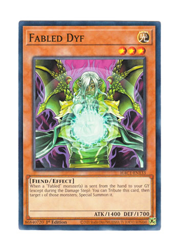 画像1: 英語版 HAC1-EN133 Fabled Dyf 魔轟神ディフ (ノーマル) 1st Edition