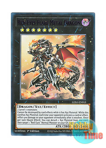 画像1: 英語版 LDS1-EN015 Red-Eyes Flare Metal Dragon 真紅眼の鋼炎竜 (ウルトラレア：パープル) 1st Edition