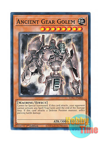 画像1: 英語版 LDS1-EN080 Ancient Gear Golem 古代の機械巨人 (ノーマル) 1st Edition
