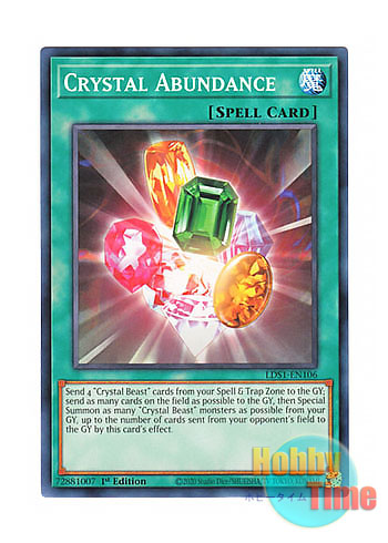 画像1: 英語版 LDS1-EN106 Crystal Abundance 宝玉の氾濫 (ノーマル) 1st Edition