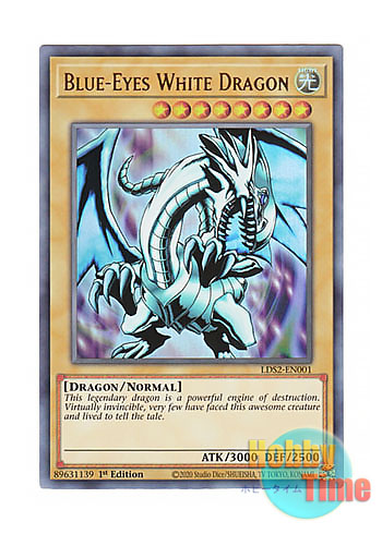 画像1: 英語版 LDS2-EN001 Blue-Eyes White Dragon 青眼の白龍 (ウルトラレア) 1st Edition
