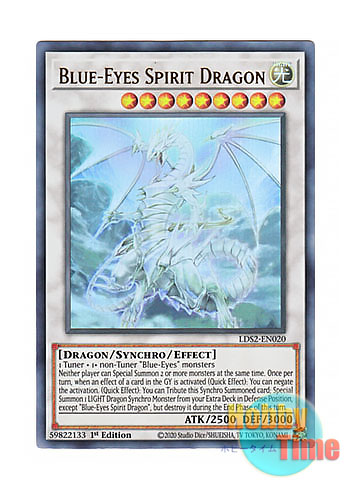 画像1: 英語版 LDS2-EN020 Blue-Eyes Spirit Dragon 青眼の精霊龍 (ウルトラレア) 1st Edition