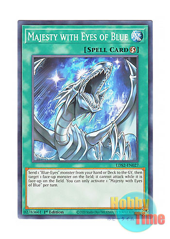 画像1: 英語版 LDS2-EN027 Majesty with Eyes of Blue 青き眼の威光 (ノーマル) 1st Edition